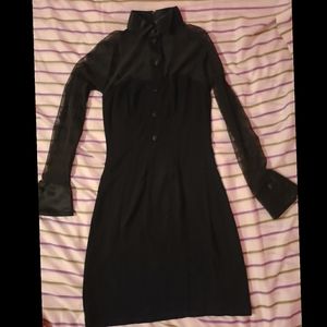 Vintage all black Wendy Adam's dress